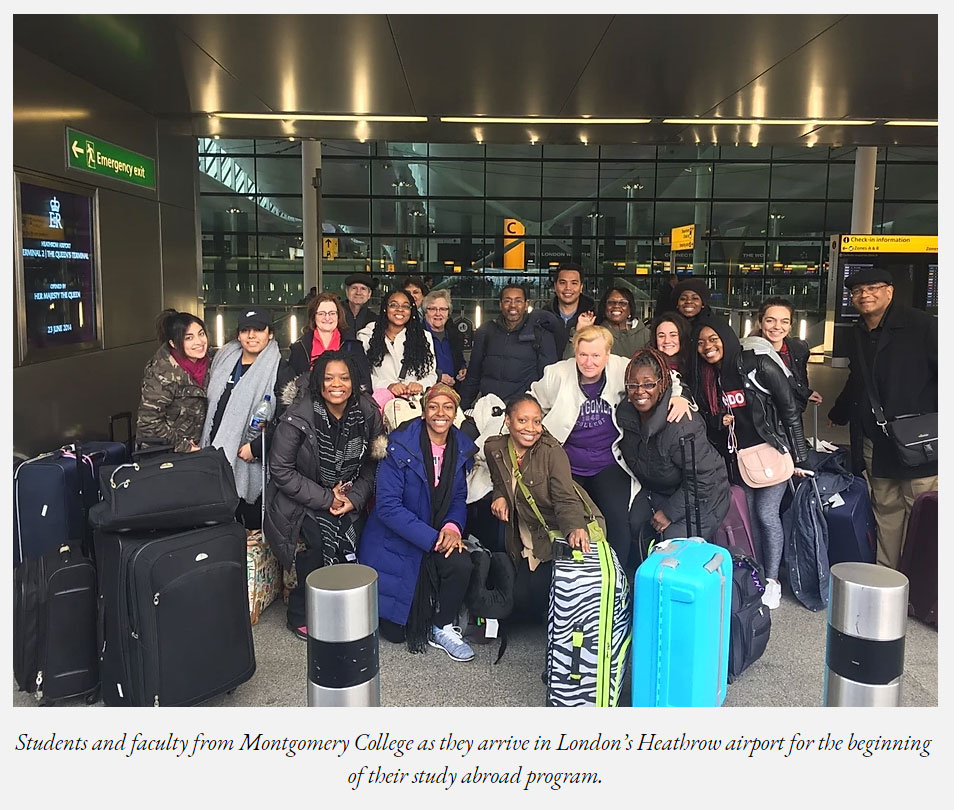 Group Photo in London Airport