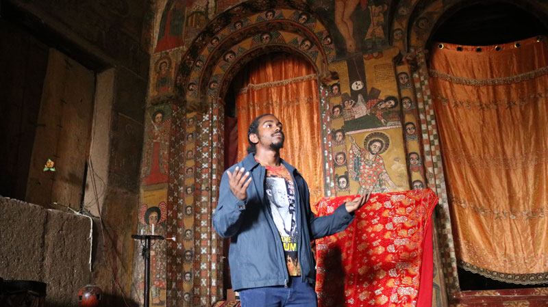 Kamau in Gondar Church