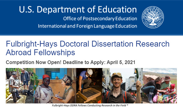 Fulbright Hay Doctoral Dissertation Research Abroad Fellowship Center For African Studies 