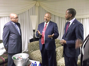 Provost Frederick Meeting President Zuma - South Africa