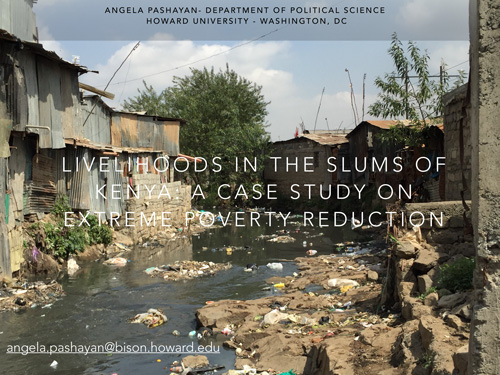 A Different Approach to Extreme Poverty Reduction in the slums of Nairobi, Kenya
