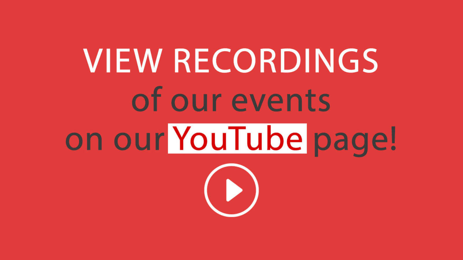 Recordings YouTube