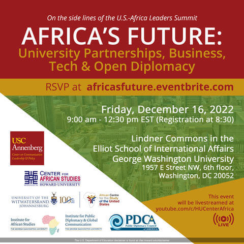 USALS-Africa's Future-University Partnerships, Business, Tech & Open Diplomacy