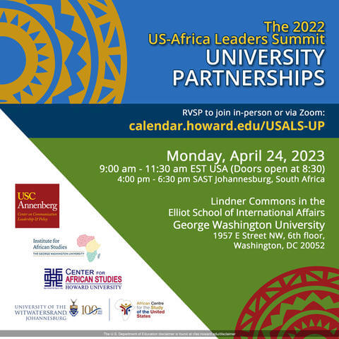 Africa S Future Series Africa U S Forum Center For African Studies   USALS University Partnerships FLYER 600px 