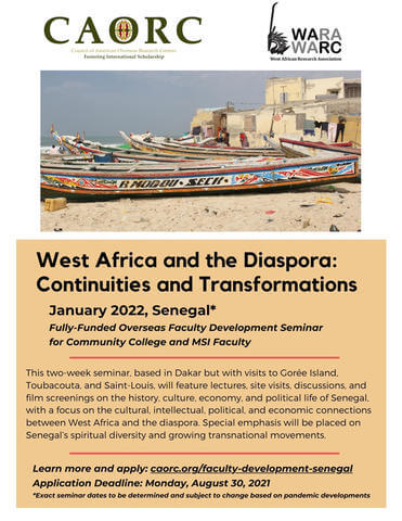 CAORC Faculty Development Seminar 2021