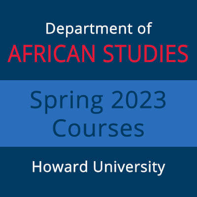Dept-of-African-Studies-Courses-Spring-2023
