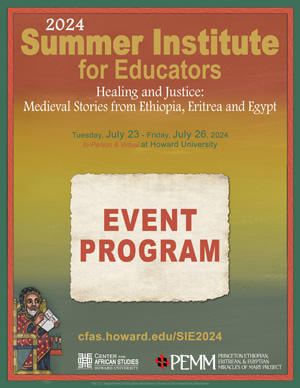 Summer Institute 2024 Event Program Cover