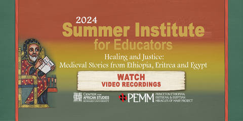 Summer Institute for Educators 2024 Recordings